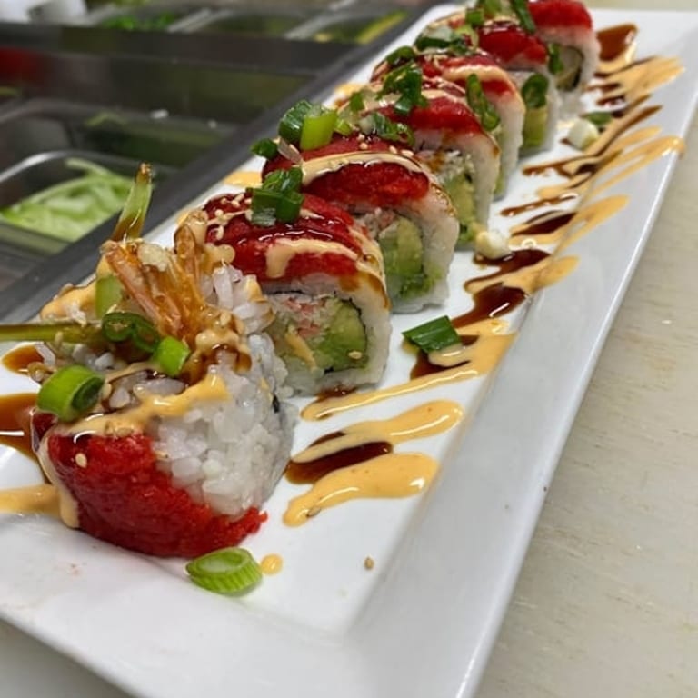 Must-Try Dragon Roll at Our Sushi Bar