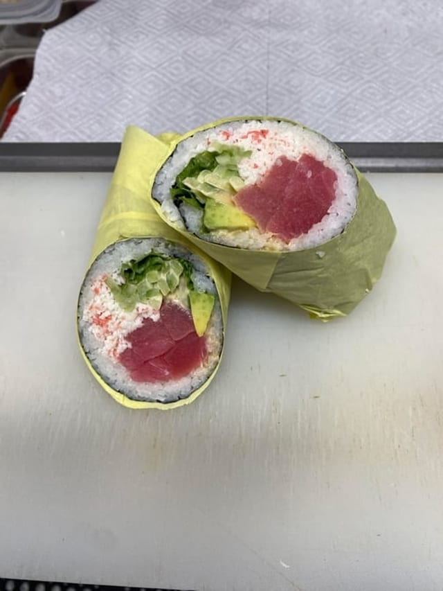 Ahi Tuna Burrito.