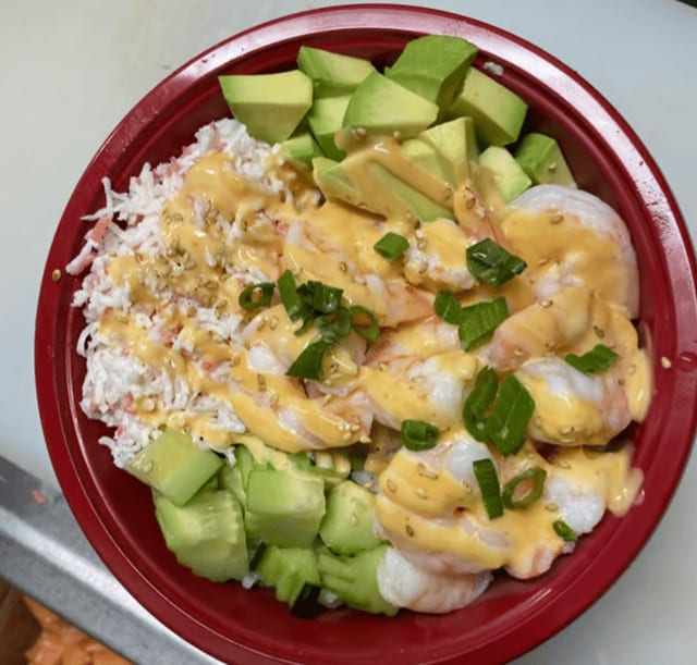 Shrimp Poke Bowl.